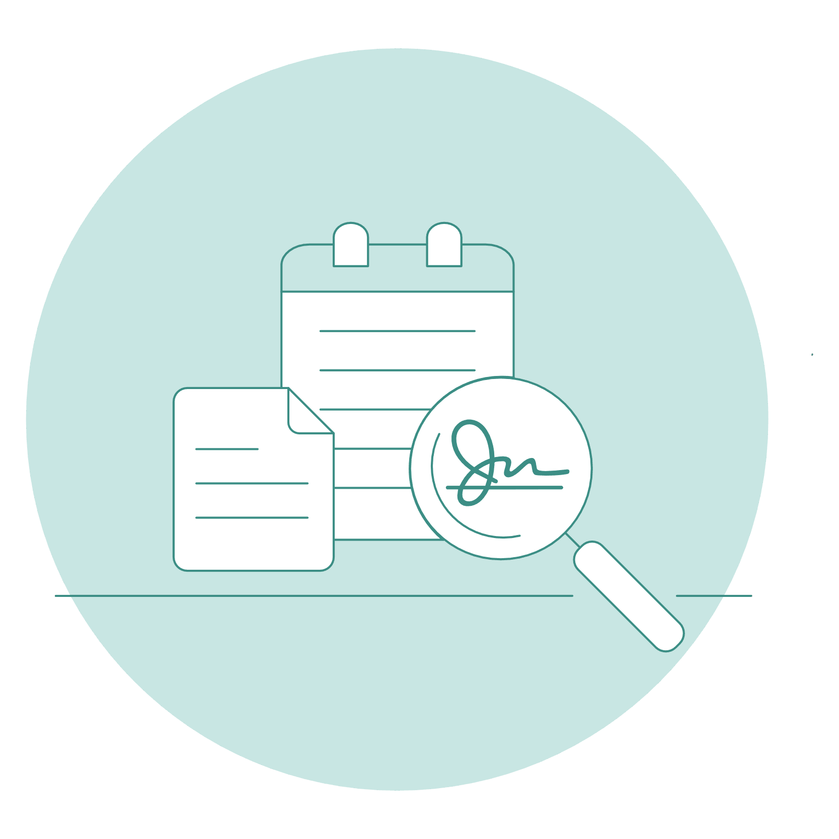 Partnership agreement illustration