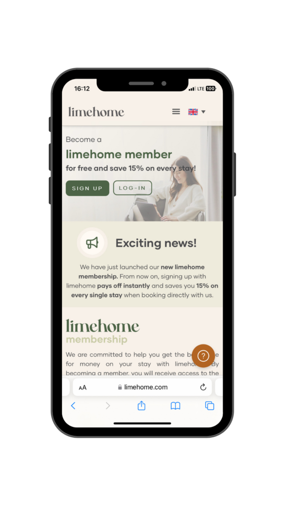 limehome's digital guest journey and membership program